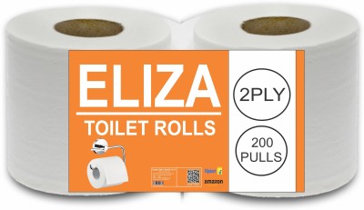 Eliza 3 Ply Luxury Toilet Paper Roll (200 Pulls Each) 400 Sheets Disposable Paper Toilet Paper Roll(3 Ply, 200 Sheets)