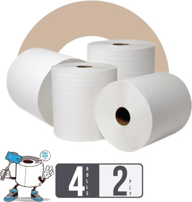 Exquisite Toilet paper roll (Pack of 4) Toilet Paper Roll(2 Ply, 380 Sheets)