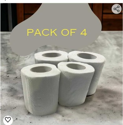 Chikal Bathroom Tissue (Pack Of 4) Toilet Paper Roll(2 Ply, 15 Sheets)