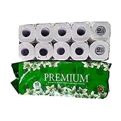 household hub Pack of 10 Toilet Paper Roll(2 Ply, 60 Sheets)