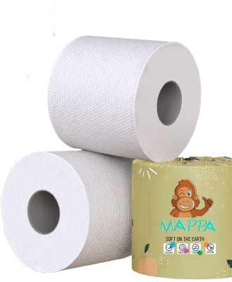 mappa Toilet Tissue Paper Roll Pack Of 6 Toilet Paper Roll(2 Ply, 720 Sheets)