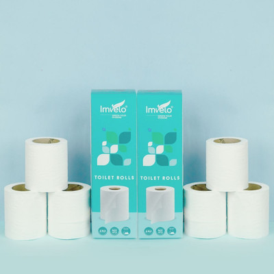 IMVELO 2Ply Toilet Roll Tissue Paper | Hygienic Virgin Paper | Soft Toilet Roll Toilet Paper Roll(2 Ply, 1080 Sheets)