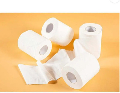 NitakshiStore 2 Ply Natural Virgin Paper Toilet Paper Roll 10 Bathroom Tissue Rolls Toilet Paper Roll(2 Ply, 130 Sheets)