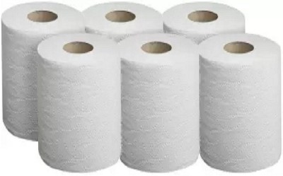 Shrirays Pack of 6 Soft Toilet Roll Tissue |Absorbing Tissue Roll Toilet Paper Roll(2 Ply, 250 Sheets)