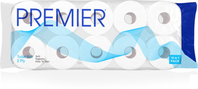 Premier Tissue Paper TR 160 Pulls 10in1 Toilet Paper Roll(2 Ply, 3200 Sheets)