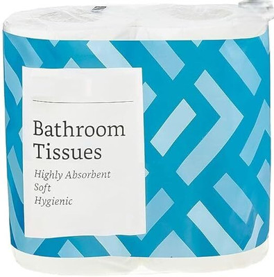 SYMKARD 2 Ply Toilet Paper Tissue Roll Family Pack 6-in-1 (230 Sheets Per roll) (6PCS) Toilet Paper Roll(2 Ply, 230 Sheets)