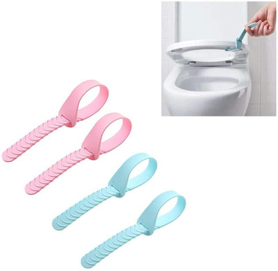 Newvent Toilet Seat Lifting Band, Foldable Toilet Cover Seat Lid Lifter Handle Bathroom Accessories, Self-Adhesive Toilet Seat Lifter Lid Handle (Pack of 4 Pcs) Custom Fit Toilet Seat Lid Lock(Pack of 4) deal from flipkart