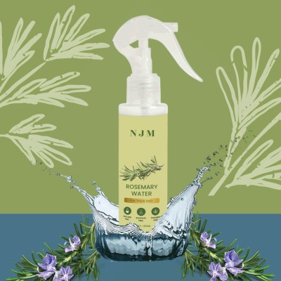 njm Original Rosemary Leaf Water Sprey For Long Thick Hair Men & Women(100 ml)