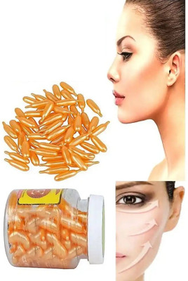 GFSU - GO FOR SOMETHING UNIQUE Korean 60 Vitamin E Facial Oil Capsules Men & Women(60 g)