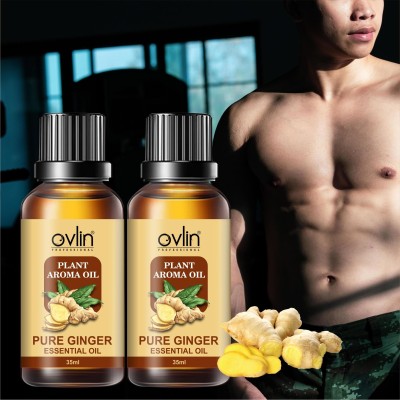 Ovlin Ginger Oil Weight Loss men &Women Ginger Oil for Belly Drainage Men & Women(60 ml)