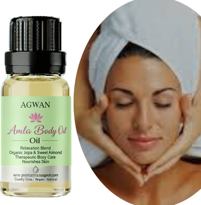 Agwan Amla Rejuvenating Body Oil Herbal Blend for Stress Relief, Glow Muscle Recovery Men & Women(100 ml)