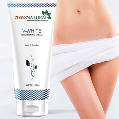 7days natural V White Intimate Area Whitening Cream skin lightening cream private area Women(100 ml)