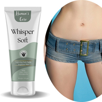 HUMAN'S CARE Wishper soft Whitening Natural Cream skin lightening for private area Women(100 g)