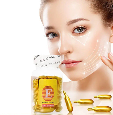 THTC Aloe Vera And Vitamin E Facial Oil For Acne Marks Soft Gel - 60 Capsules Men & Women(60 g)