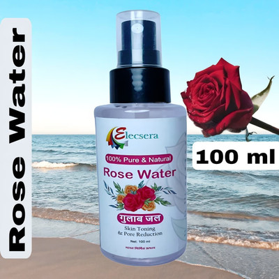 Elecsera Pure Rose Water Toner Men & Women(100 ml)