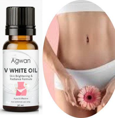 Agwan V-White Massage Oil for Women help in skin toning oil Natural oil -W15 Women(30 ml)