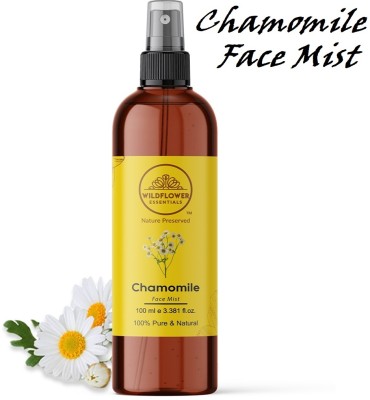 Wildflower essentials Chamomile Face Mist For Glowing Skin, Calming, Soothing Toner For Dry Skin Men & Women(100 ml)