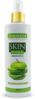 amesoeur botanicals Green Apple Toner, Reduce Acne Breakouts, For All Skin Types Men & Women(200 ml)