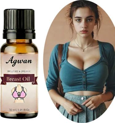 Agwan Breast Massage Oil for Women help in skin toning oil Natural oil -b2027 Women(30 ml)