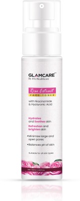 Glamcare Rose Extract Face Toner with Niacinamide & Hyaluronic acid Men & Women(100 ml)