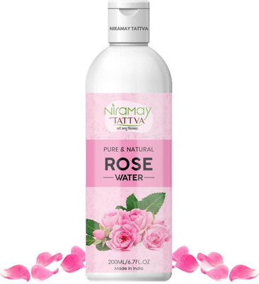 Niramay Tattva Rose Water, (Edible Gulab Jal) from Haldighati (Pure, Natural Gulab Ark), 200ml Men & Women(200 g)