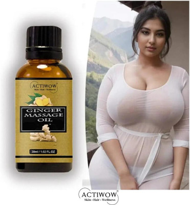 ACTIWOW Ginger Women Chest body toner oil skin hydrating and firming Women(30 ml)