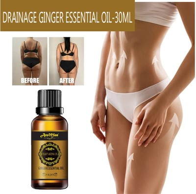 AroMine Tummy Ginger Oil for Belly Drainage oil for Belly Fat Reduction for Weight Loss- Men & Women(30 ml)