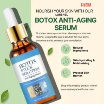 SIYDHA Botox Serum Anti Aging For Face Women And Men | Botox Stock Solution {1 Bottle} Men & Women(30 ml)