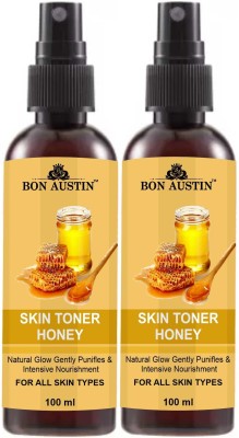 Bon Austin Honey Toner Refreshing Face Mist & Toner for Hydrating Skin (100ml) Pack of 2 Men & Women(200 ml)