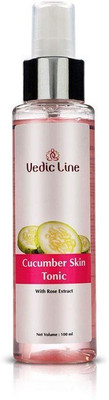 Vedic Line Cucumber Skin Tonic 100ml Men & Women(100 ml)