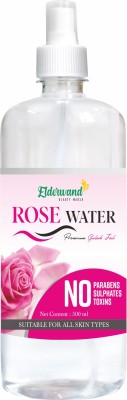 Elderwand Spray Rose Water Face Toner Cleanser Moisturizer For Glowing Skin Men & Women(500 ml)