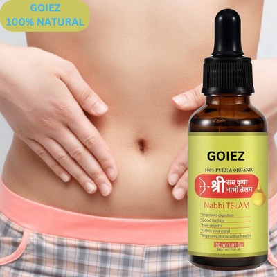 GOIEZ Shri Ram Kripa Nabhi Tailam – Daily Ayurvedic Wellness: Hydrates, Detoxifies Men & Women(30 ml)
