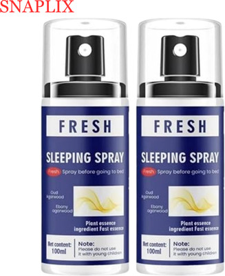 Snaplix SleepGlow Mist – Organic Spray for Peaceful Dreams & Calm pack of 2(100 ml)