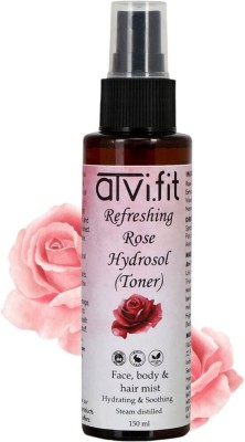 ATVI.FIT Rose Hydrosol | traditional Rose Water | Steam distilled | Spray | 100ml Men & Women(150 ml)