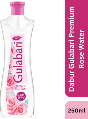 Dabur Gulabari Premium Rose Water | No Paraben | Cleanses, Hydrates & Moisturises Skin Women(250 ml)