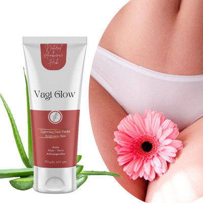 Natural ambience hub Vagi Glow Intimate Area Whitening Natural Cream skin lightening for private area(100 ml)
