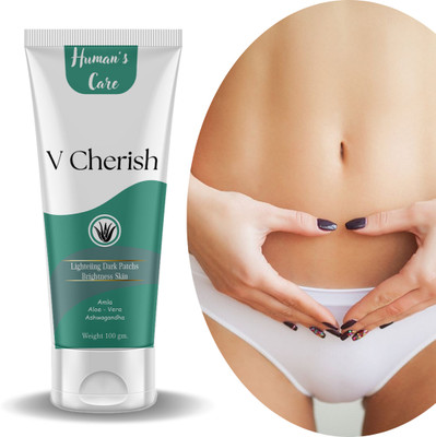HUMAN'S CARE V-Cherish Cream skin lightening for private areas Women Women(100 ml)
