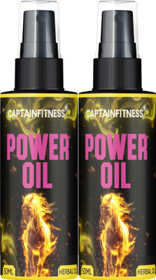 CaptainFitness POWER OIL masage FOR MEN (228) Hair Oil(100 ml)
