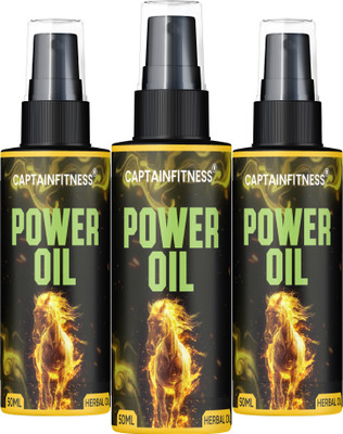 CaptainFitness POWER OIL masage FOR MEN (266) Hair Oil(150 ml)