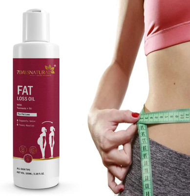 7 Days Toner, Fat Burner ,fat go, fat loss, body fitness anti ageing oil Men & Women(100 ml)
