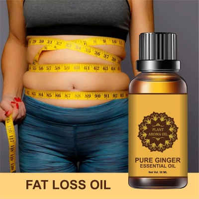 Adivasi Lymphatic Drainage belly Tummy Fat Reduce Ginger Aroma Massage Oil Men & Women(30 ml)