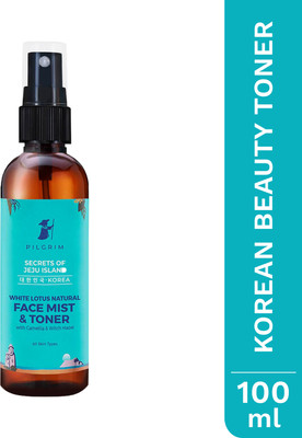 Pilgrim White Lotus Face Mist & Toner for Hydration & Pore Tightening Men & Women(100 ml)