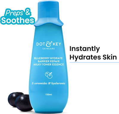 Dot & Key Blueberry Hydrate Barrier Repair Milky Toner Essence Men & Women(150 ml)