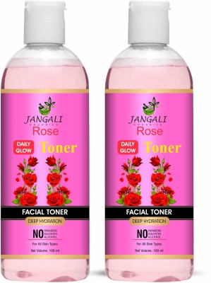 Pure Jangali Organics Natural Rose Water Toner Men & Women Men & Women(200 ml)