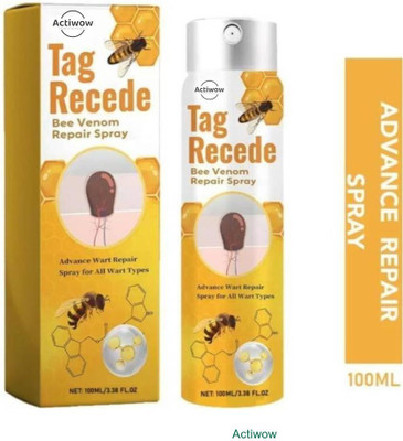 ACTIWOW Tag Recede Bee Venom Spray for Skin Tag & Tan Removal Spray Men & Women(100 ml)