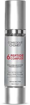 Conscious Chemist 6 Peptide Face Serum | Collagen Boost, Firming | Niacinamide & Hyaluronic acid(50 ml)