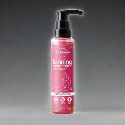 ACTIWOW Tan-Free Skin Brightening Lotion with Shea Butter & Vitamin C Men & Women(100 ml)