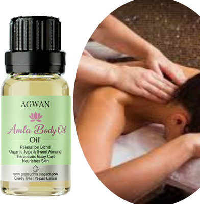 Agwan Amla Aromatherapy Massage Oil | Herbal Blend for Stress Relief & Body Men & Women(100 ml)
