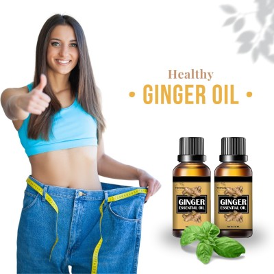 TOOVUS Belly Ginger Drainage Weight Loss Oil For Tummy Slim & Fit Belly Fat Burner Oil Men & Women(60 ml)