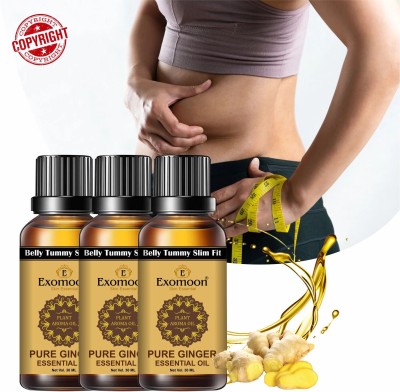 Adivasi Slimming Tummy Ginger Essential Oil For Slimming Weight Loss Belly Fat Loss Men & Women(90 ml)